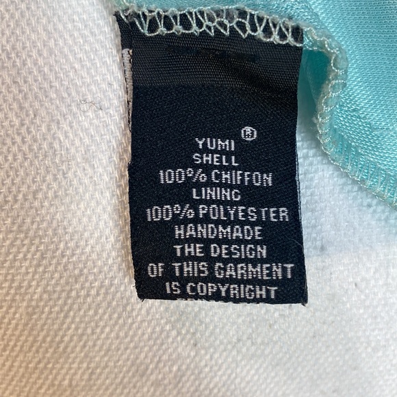 Yumi Kim Cocktail Dress, Teal, Women's Medium - Picture 10 of 13